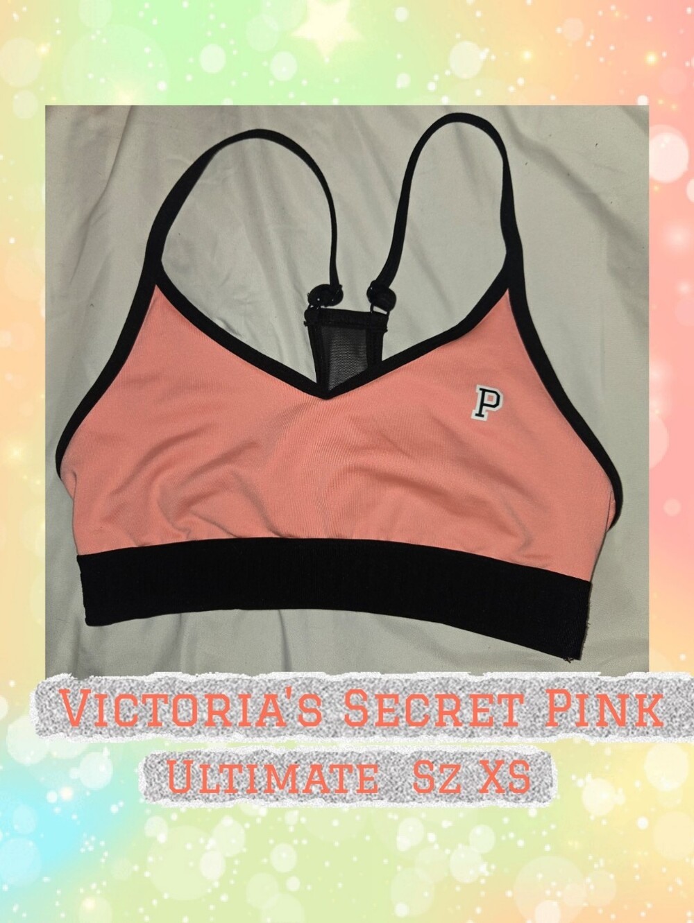 Victoria' Secret Pink Ultimate Sports Bra Sz XS